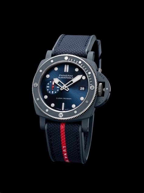 panerai 1565|Introducing: New Panerai Submersible Luna Rossa Models.